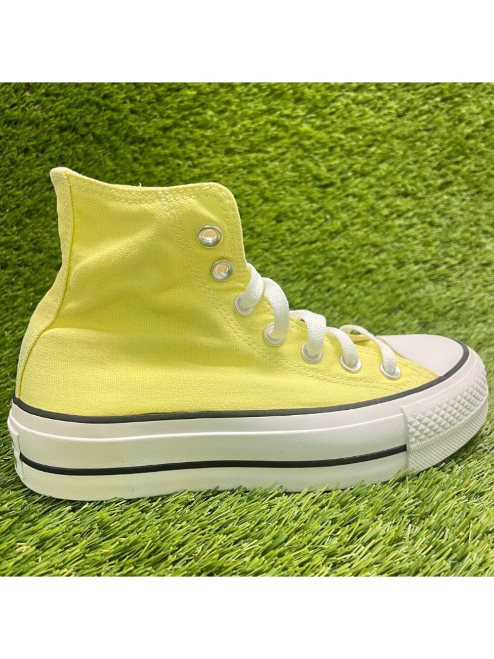 Converse Chuck Taylor All Star High Womens Size 5 Yellow Athletic Shoes Sneakers